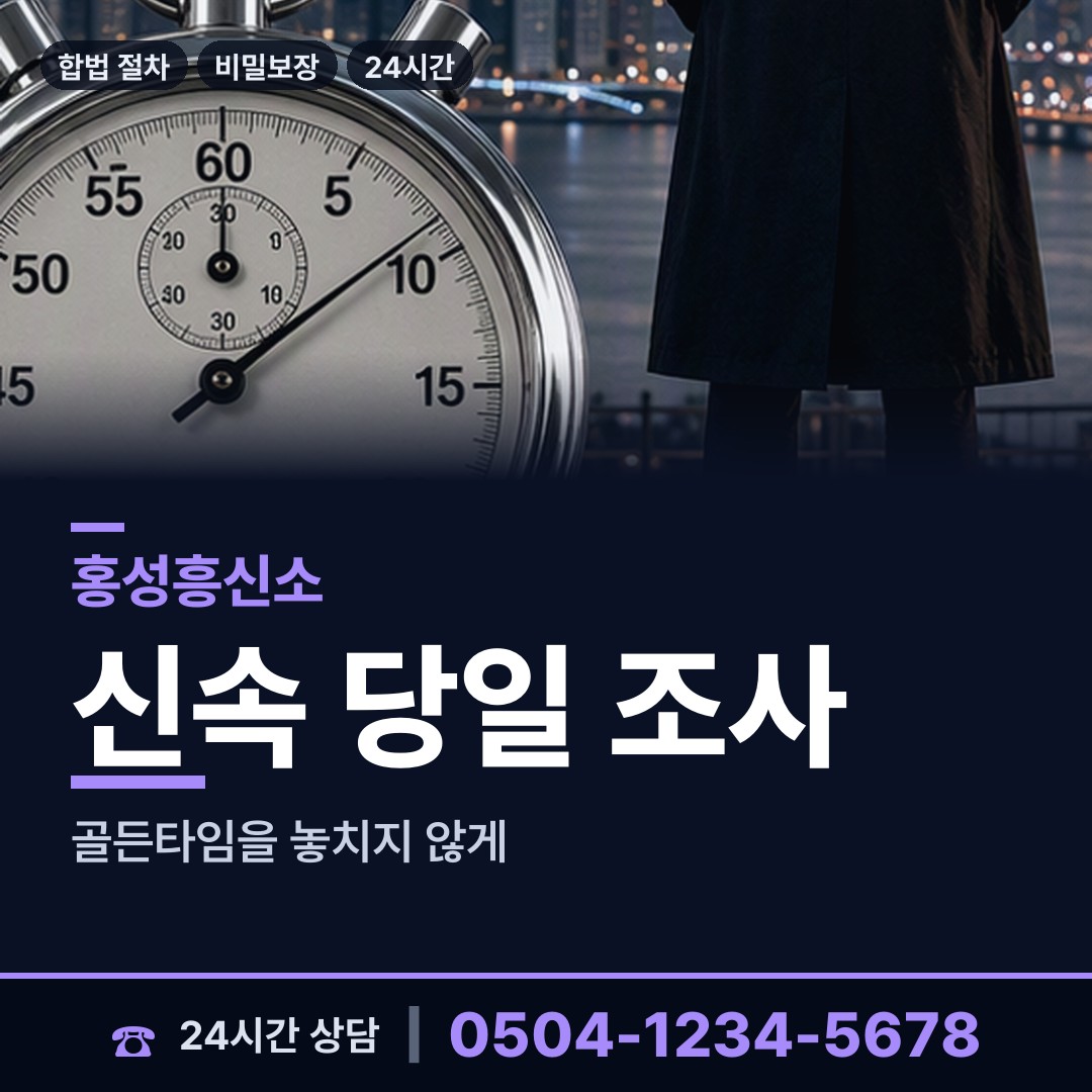 홍성 홍동면 외도정황 상담 안내